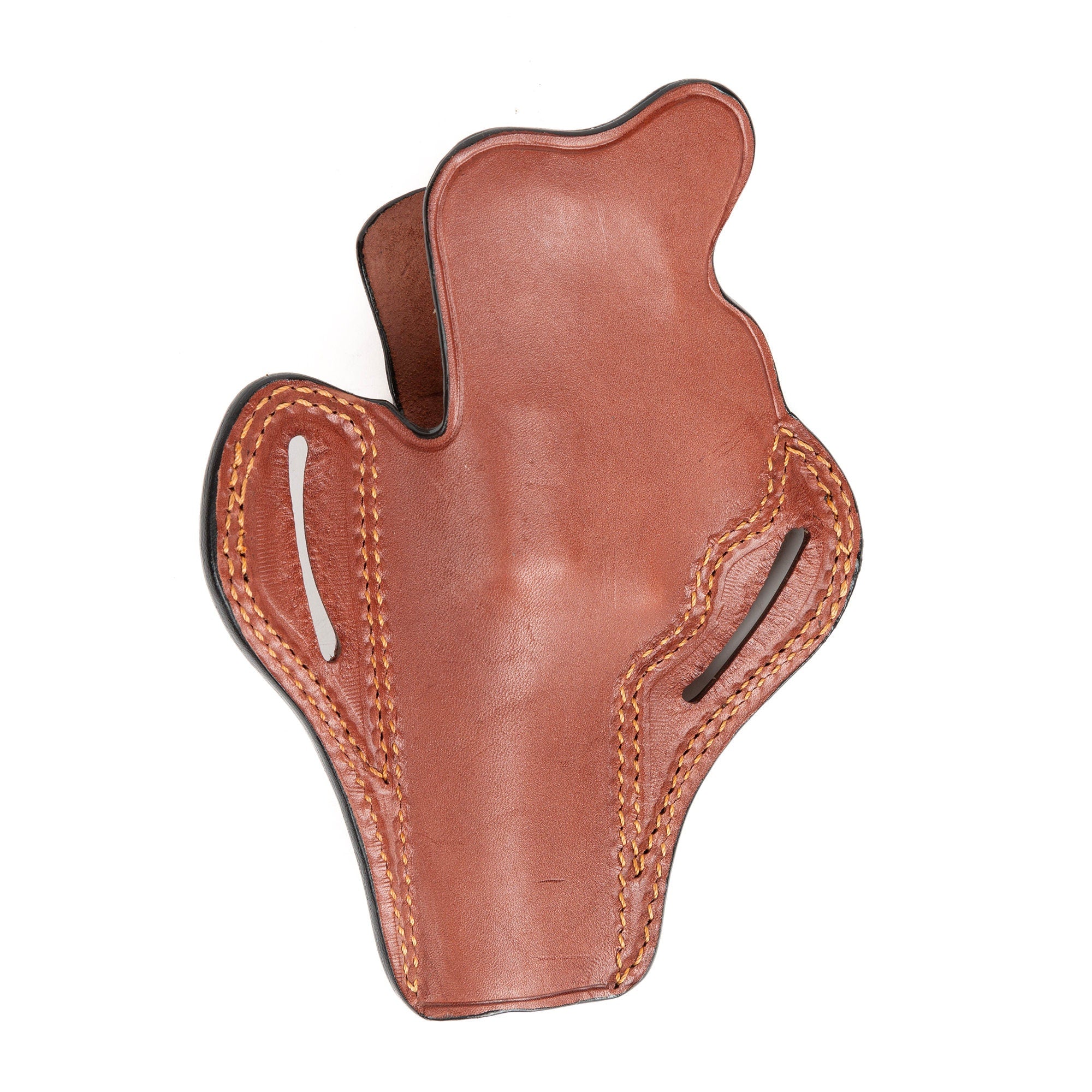 For Smith Wesson 357 Magnum 4 inch Fast Draw Owb Handmade Leather Gun Holsters