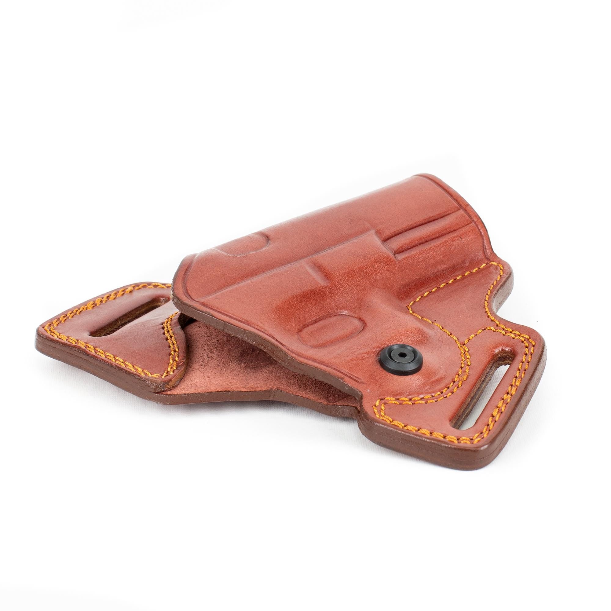 For Glock 45 9mm G45 Reddot (Optical Sight) Owb Combat Master Handmade Full Grain Leather Gun Belt Holster