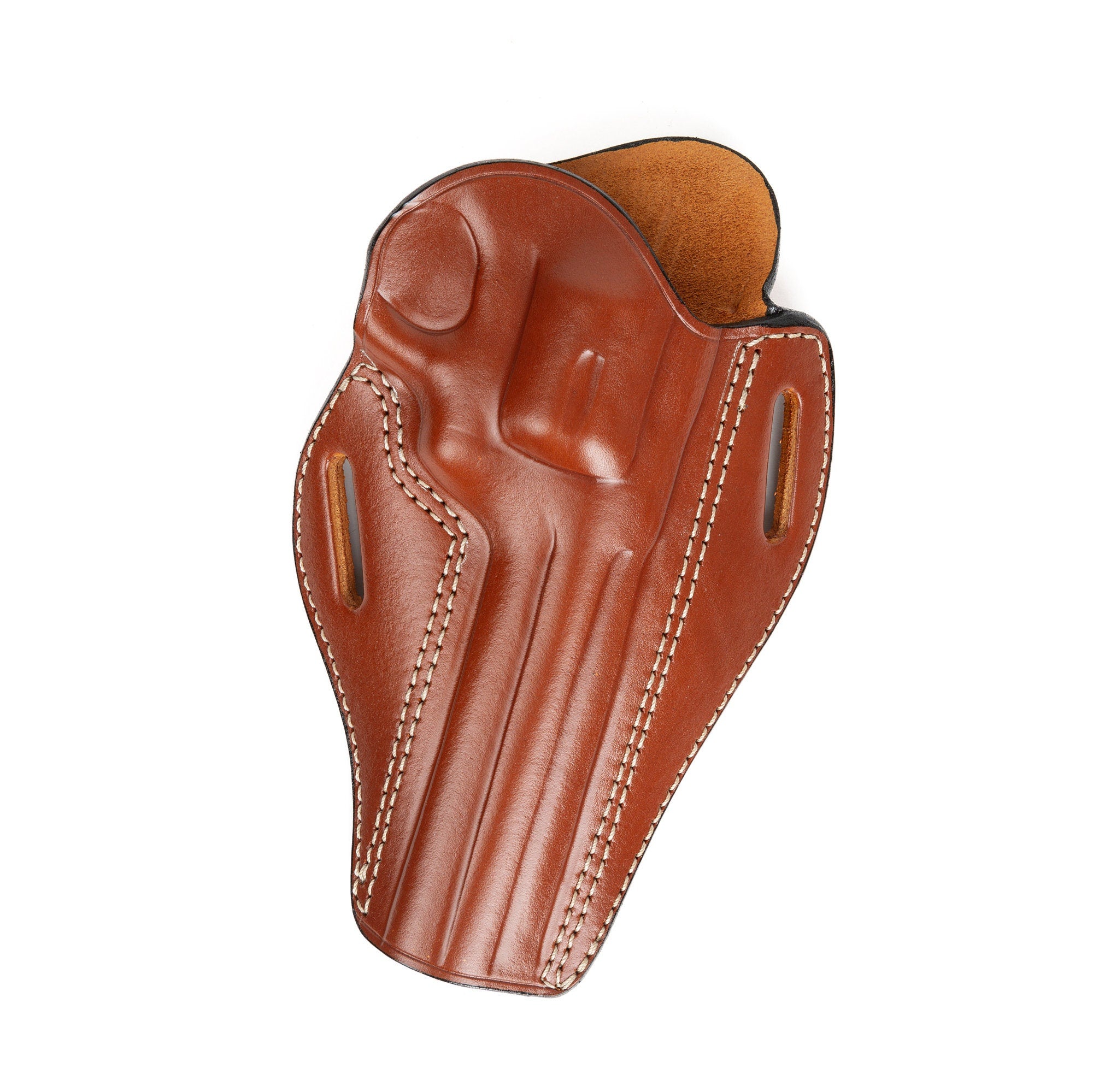 For Smith Wesson Model 686 6 inch Revolver Fast Draw Owb Handmade Leather Gun Holsters