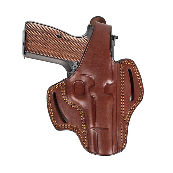 For Browning Hi Power 9mm Owb Handmade Leather Gun Holster