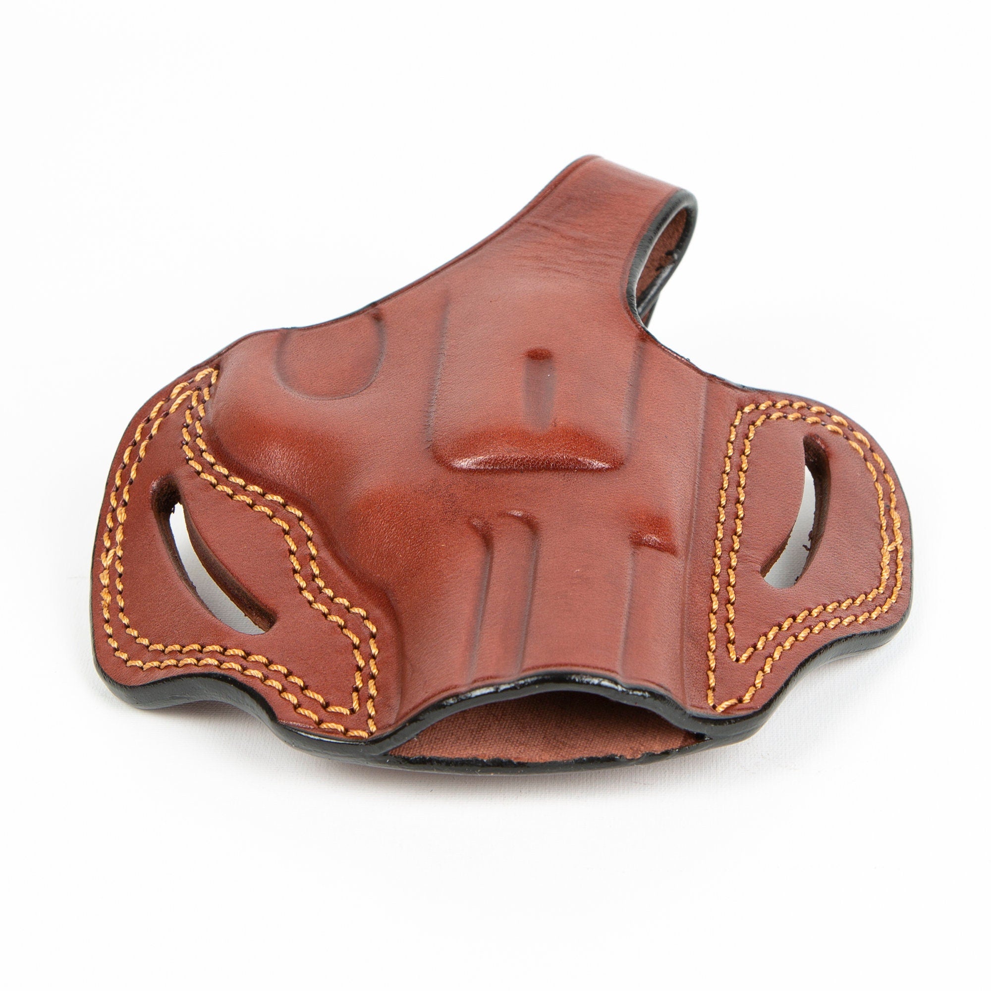 For Smith and Wesson 357 Magnum / 38 Special 2.5 inch Revolver OWB Handmade Leather Gun Holster