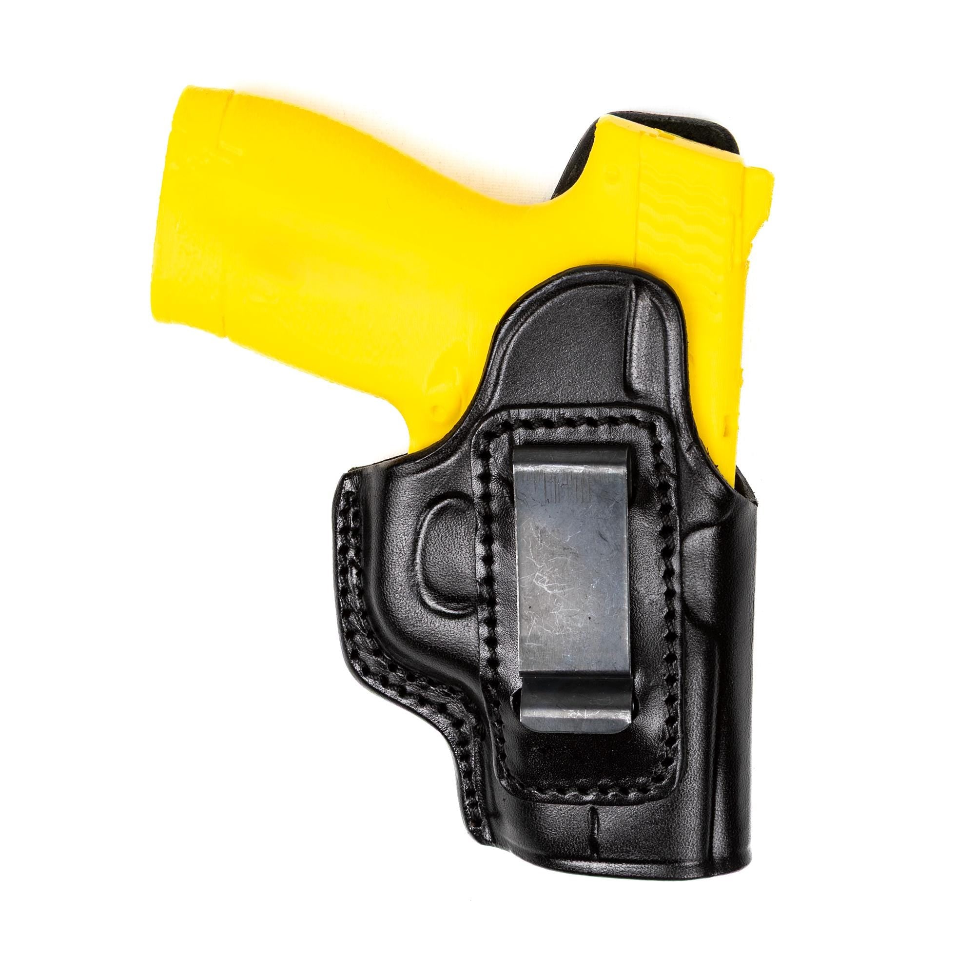 Leather IWB Holster for Smith Wesson M&P9 Shield Plus – Handmade Full Grain Concealed Carry Holster – EDS Holster