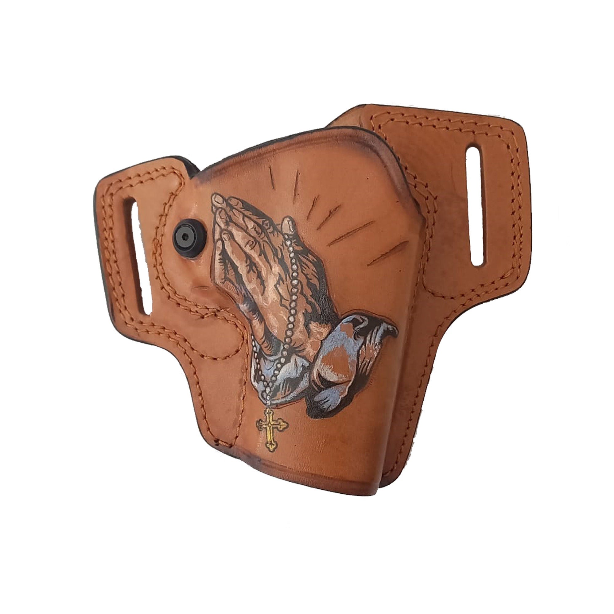 EDS Holster For Glock 17, 19 Special Series Combat Master Owb Handmade Leather Gun Holster