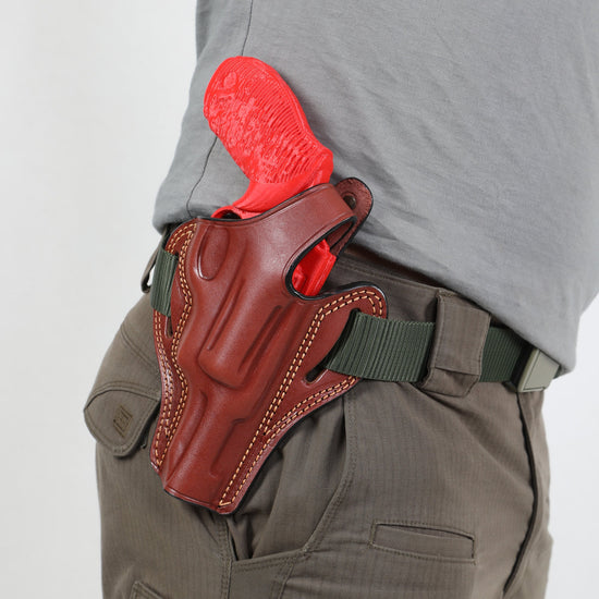 EDS Holster For Taurus Judge 3 inch  45 Colt / 410 Revolver Owb Handmade Leather Gun Holsters