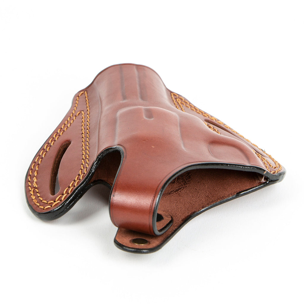 Ruger GP100 357 Mag 44 Spl 2.5 inch OWB Handmade Leather Gun Holster