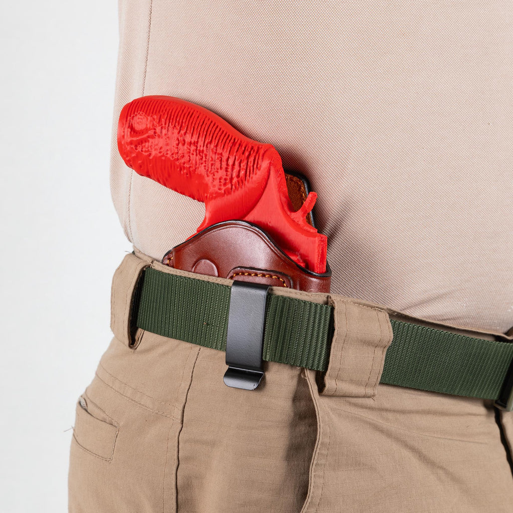 For Taurus Judge 3 inch Revolver Fast Shooting IWB Handmade Leather Gun Holsters