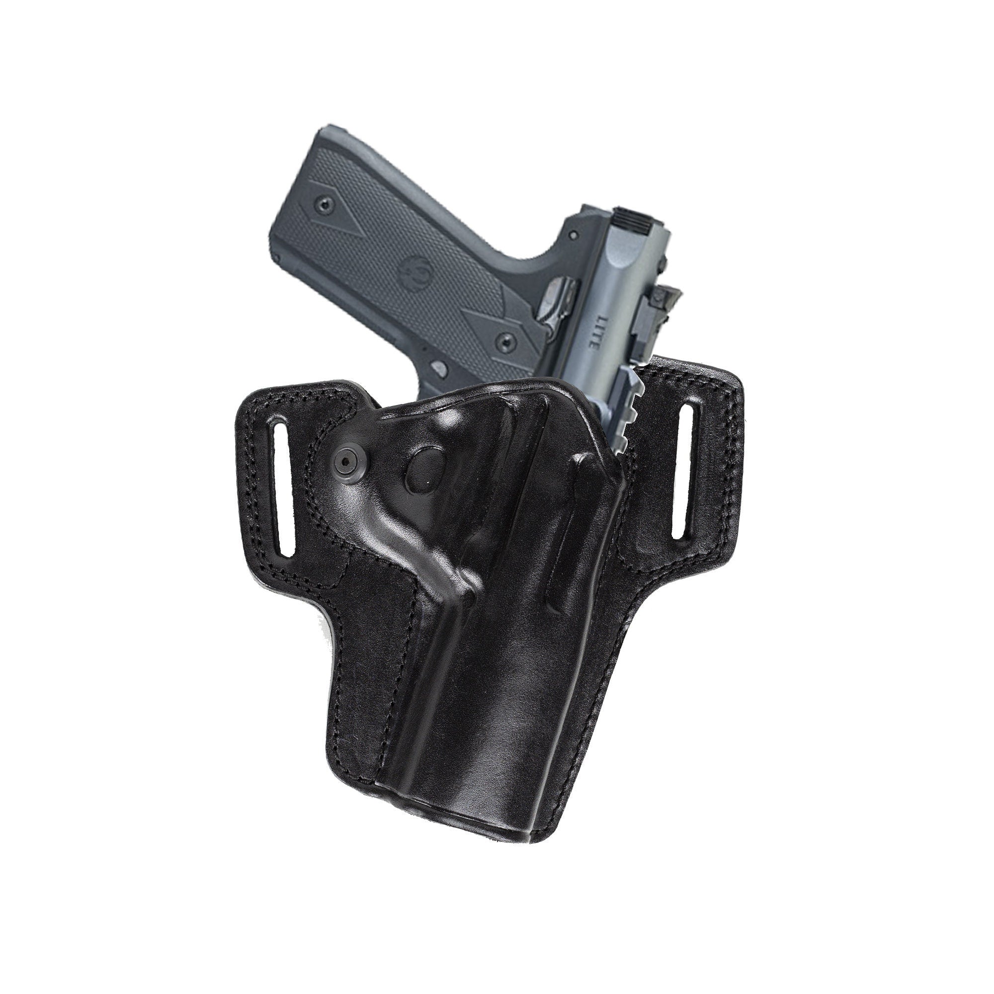 Ruger Mark IV Lite 22/45 Combat Master Owb Handmade Leather Gun Holster