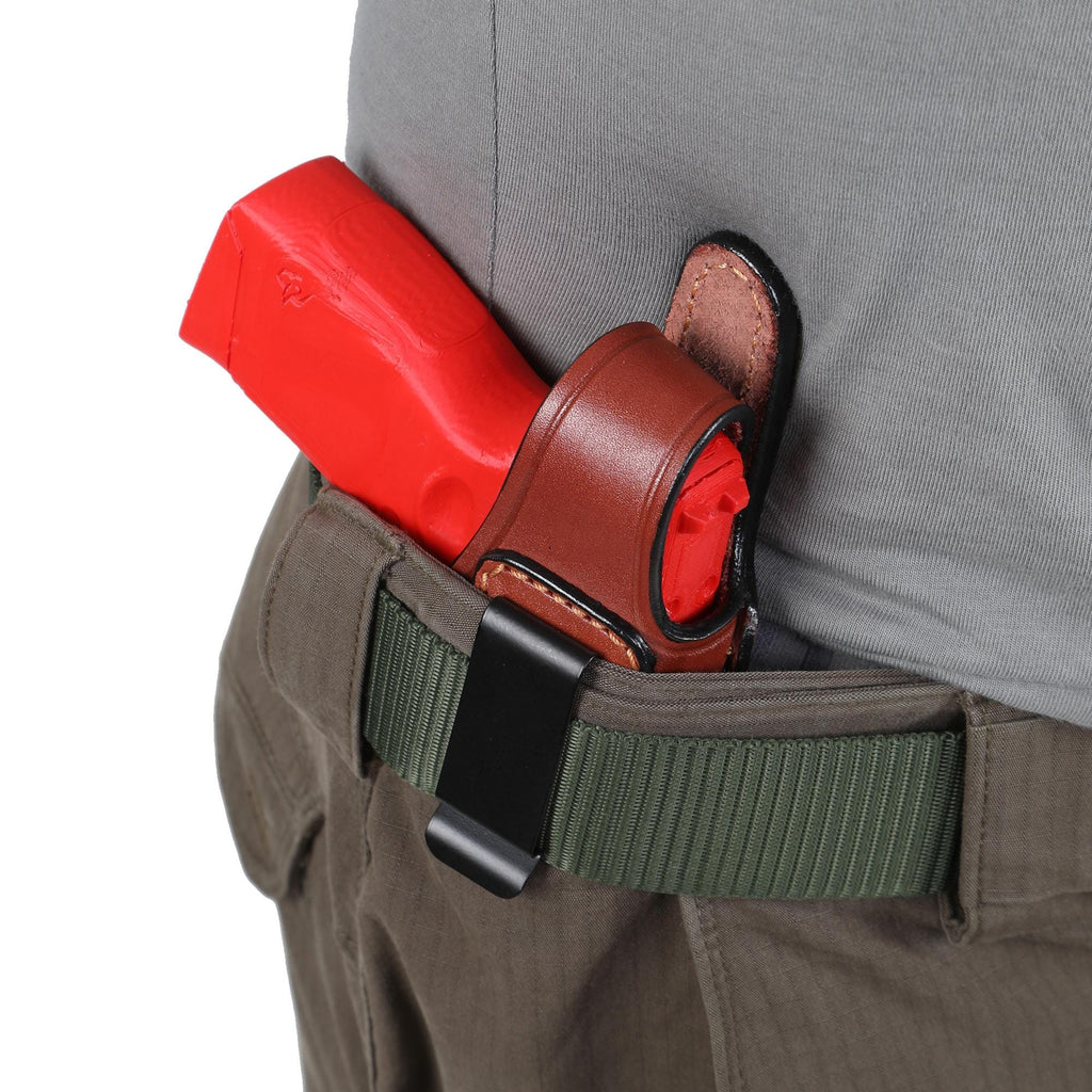 For Ruger LCP Max 380 Auto IWB Handmade Leather Gun Holsters