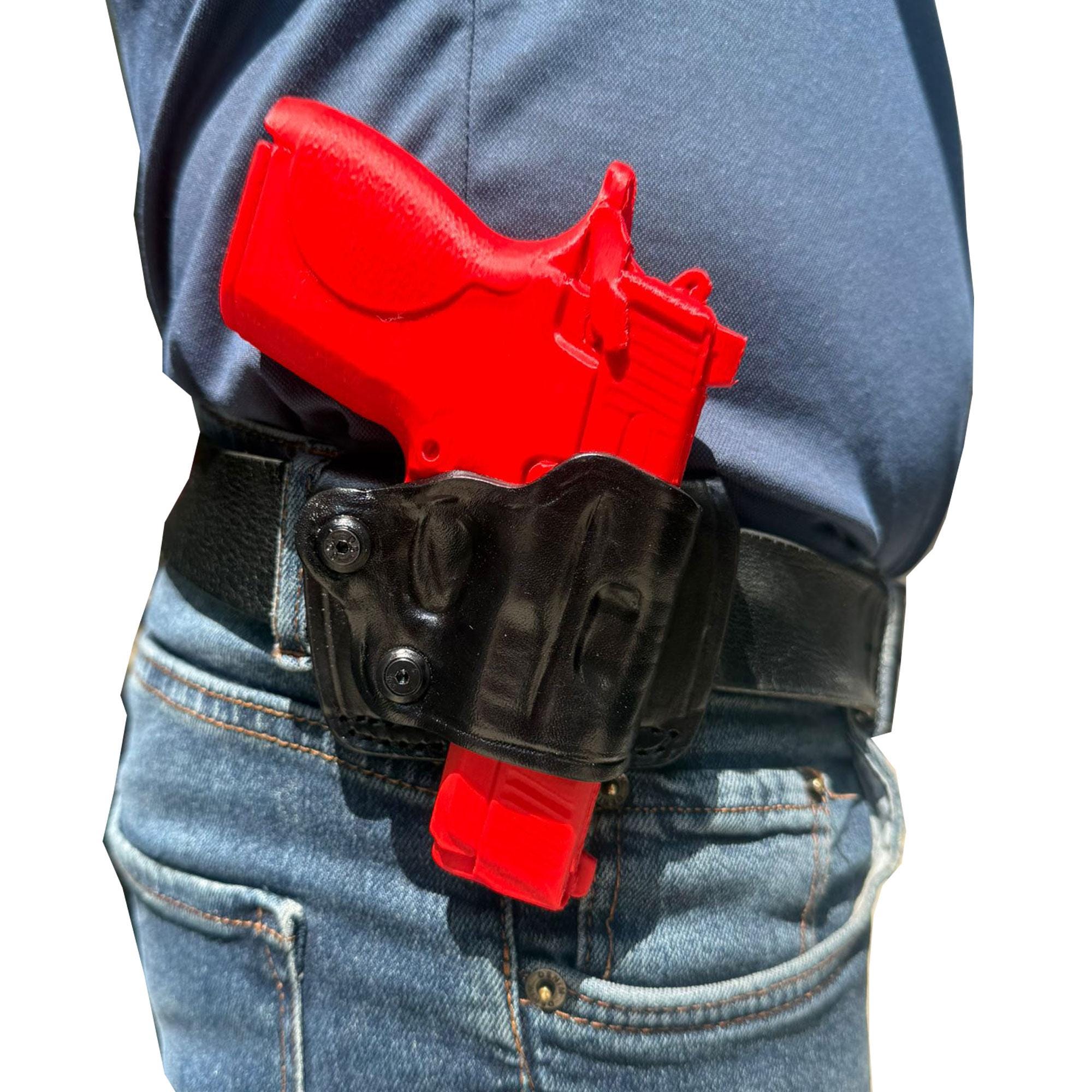 For Smith Wesson CSX 3.1 inch Owb Yaqui Slide Handmade Belt Leather Gun Holsters