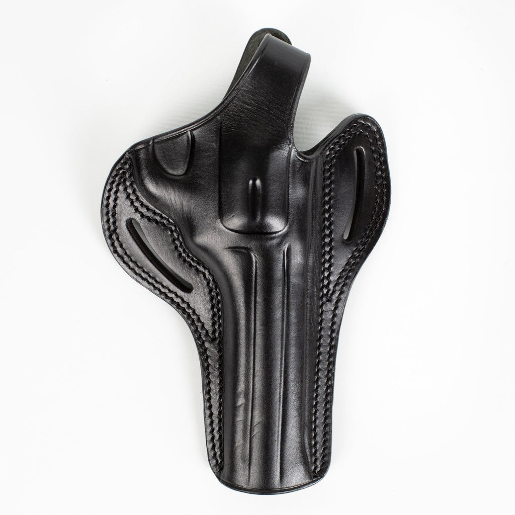 Ruger GP100 Revolver 6 inch 357 Magnum OWB Handmade Leather Gun Holster