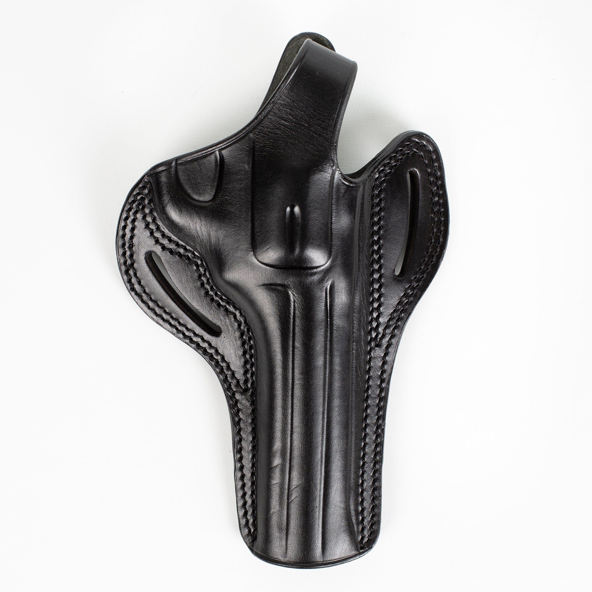 Ruger GP100 Revolver 6 inch 357 Magnum OWB Handmade Leather Gun Holster