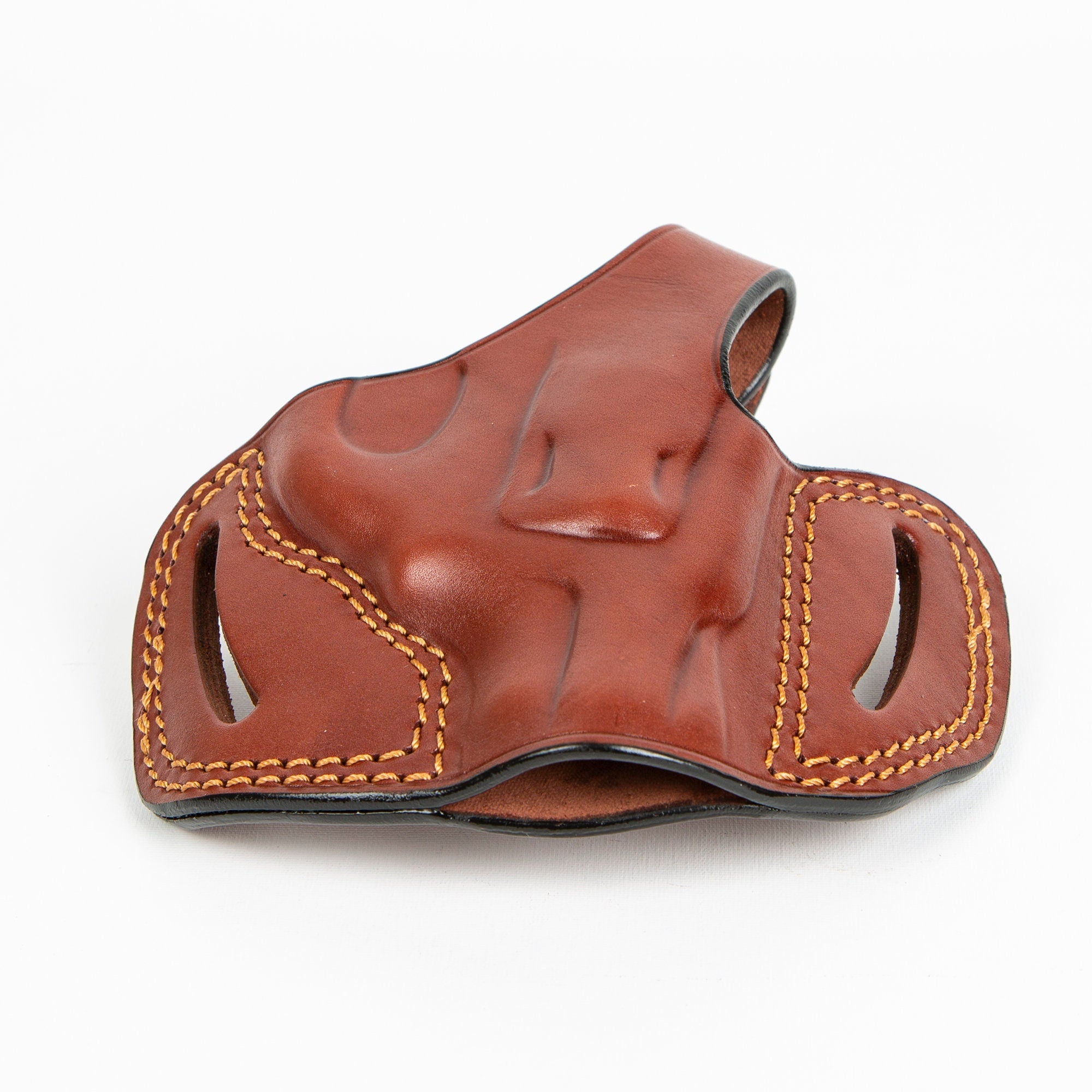 Ruger LCR 9MM, 38 SPL, 22LR, 357MAG Revolver 2 inch OWB Handmade Leather Gun Holster