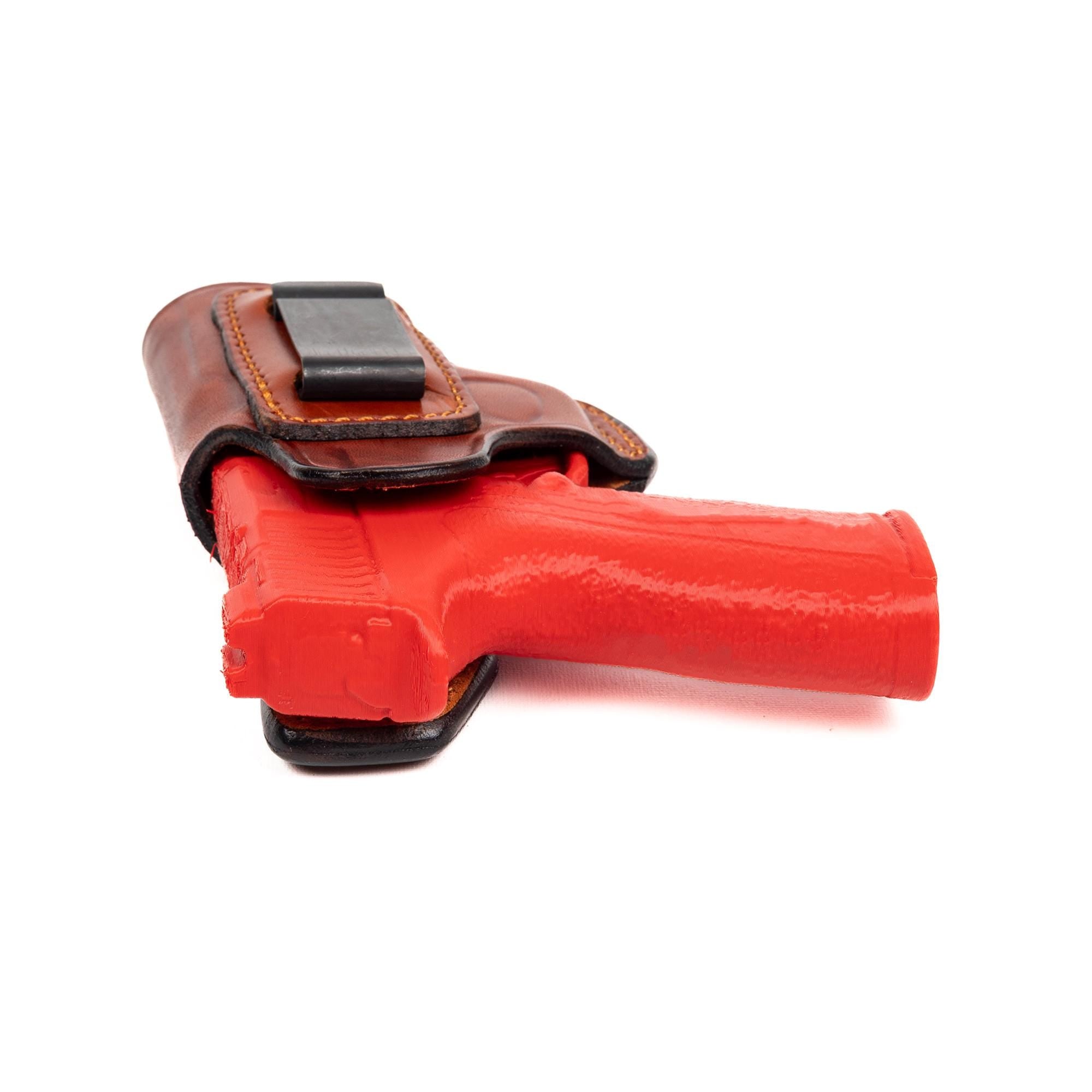 Leather IWB Holster for Smith Wesson M&P Shield X, Handmade Full Grain Leather Concealed Carry Holster, EDS Holster, Inside Waistband Clip