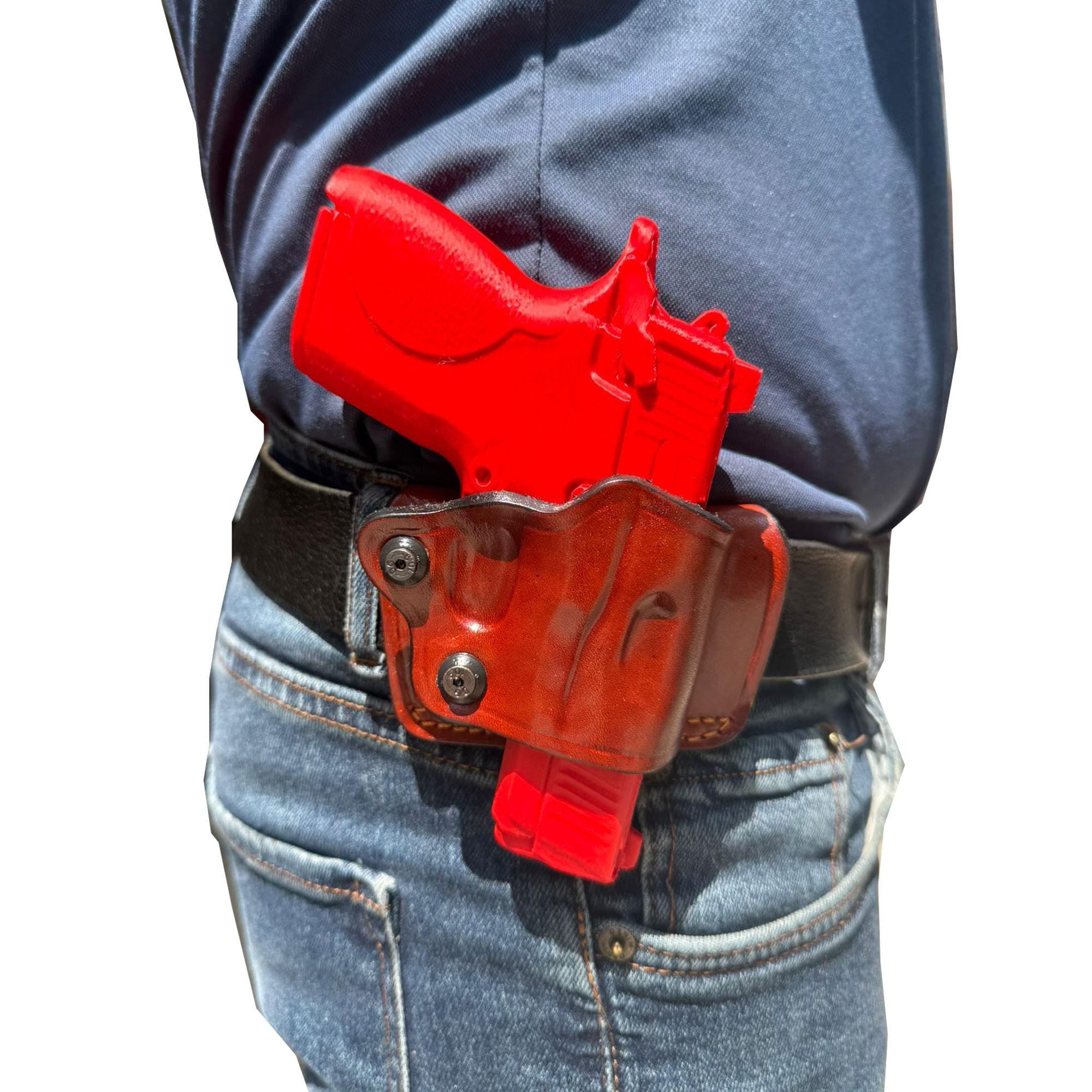 For Smith Wesson CSX 3.1 inch Owb Yaqui Slide Handmade Belt Leather Gun Holsters