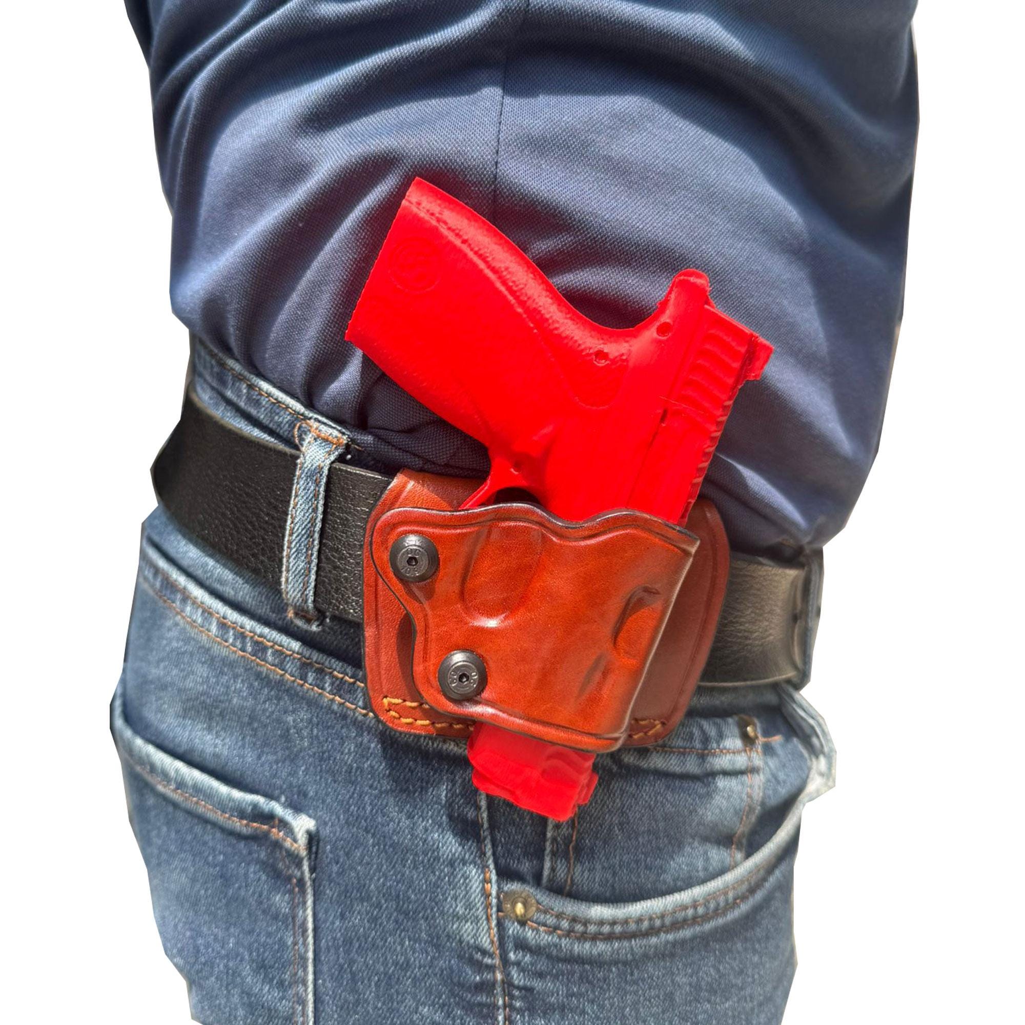 For Smith Wesson Bodyguard 2.0 380 Auto Owb Yaqui Slide Handmade Belt Leather Gun Holsters