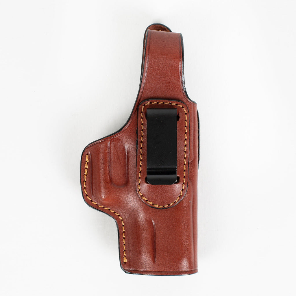 For Glock 42, 43, 43X IWB Concealed Carry Handmade Leather Gun Holster