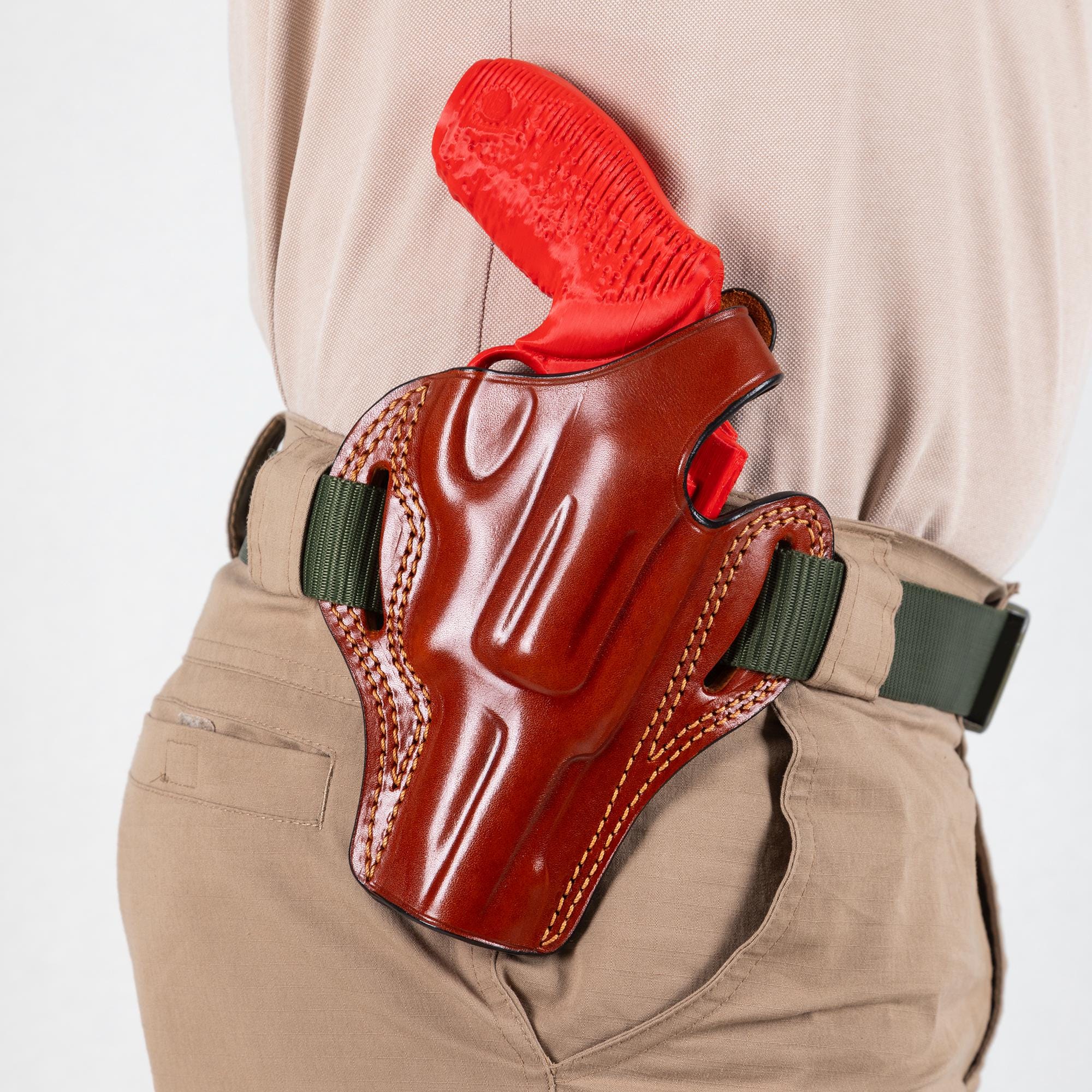 For Smith Wesson Model 10 5 inch Revolver Owb Handmade Leather Gun Holsters