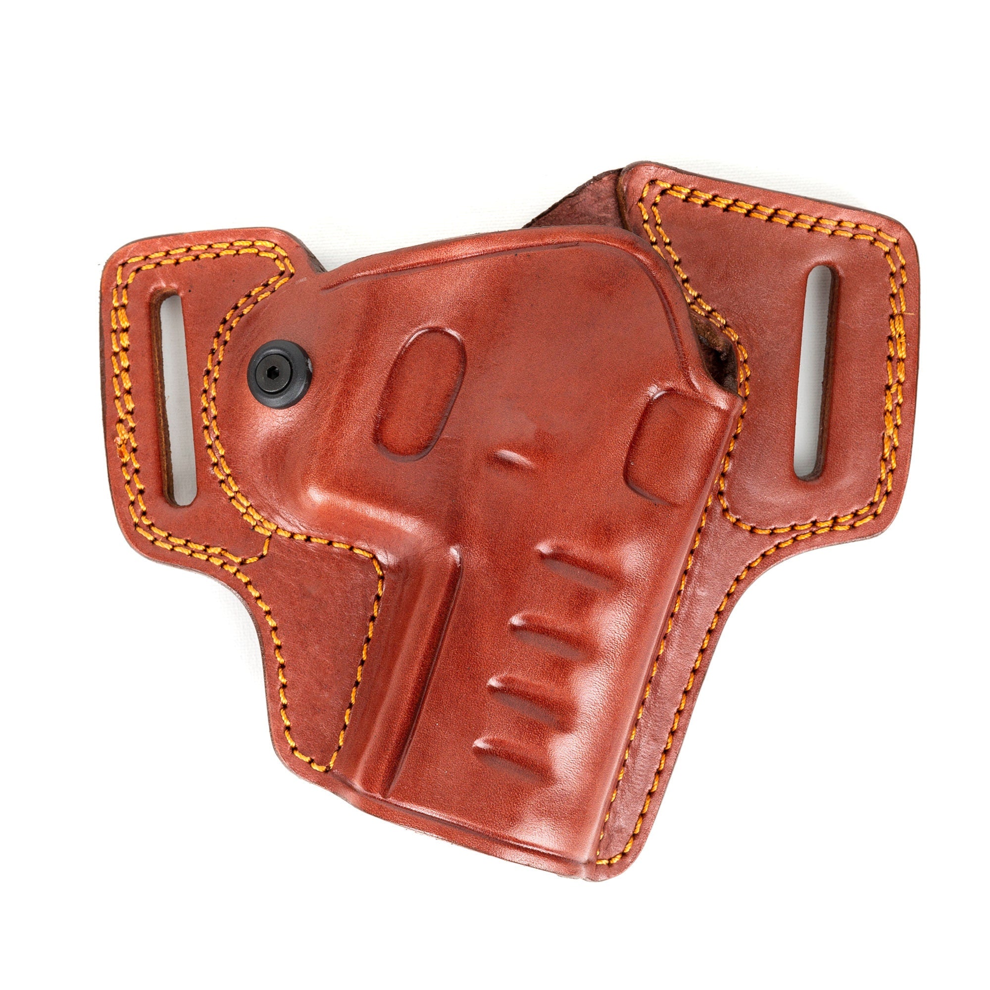 For Beretta APX 9mm, 40SW Combat Master Owb Handmade Leather Gun Holster