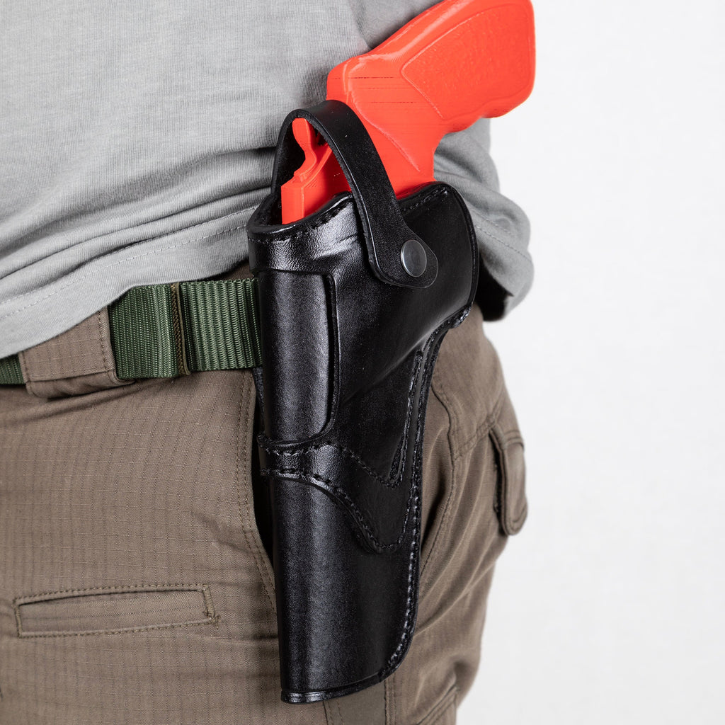 For Ruger GP100 6 inch Revolver 357 Magnum Owb Leather Gun Holsters