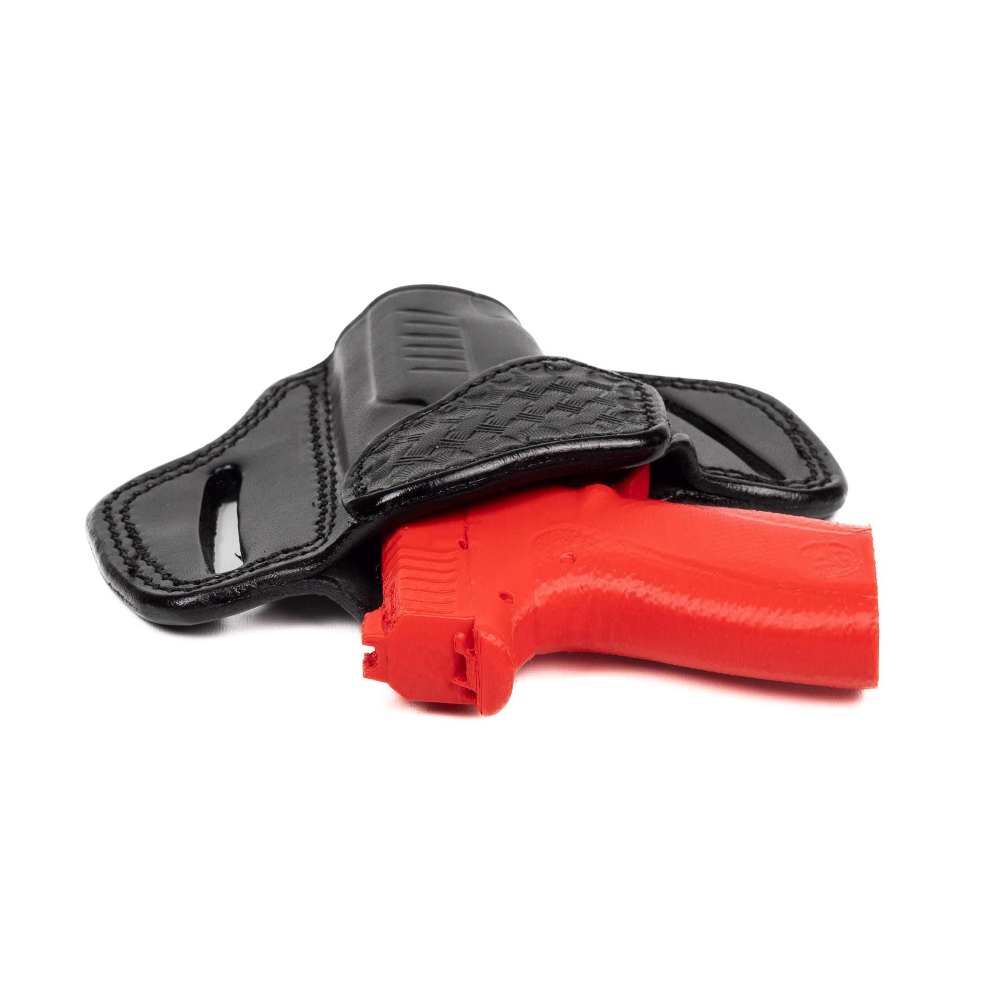 For Smith Wesson Bodyguard 2.0 380 Auto Basket Weave Design Owb Handmade Full Grain Leather Gun Belt Holster