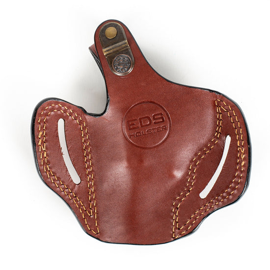 For Smith and Wesson 357 Magnum / 38 Special 2,5 inch Revolver OWB Handmade Leather Gun Holster