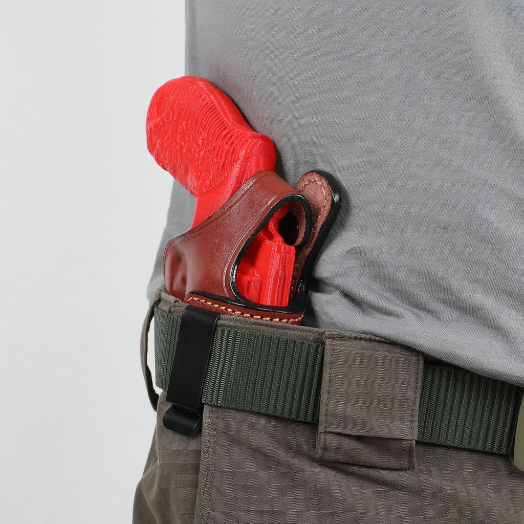 EDS Holster For Taurus Judge 3 inch 45 Colt / 410 Revolver Iwb Handmade Leather Gun Holsters