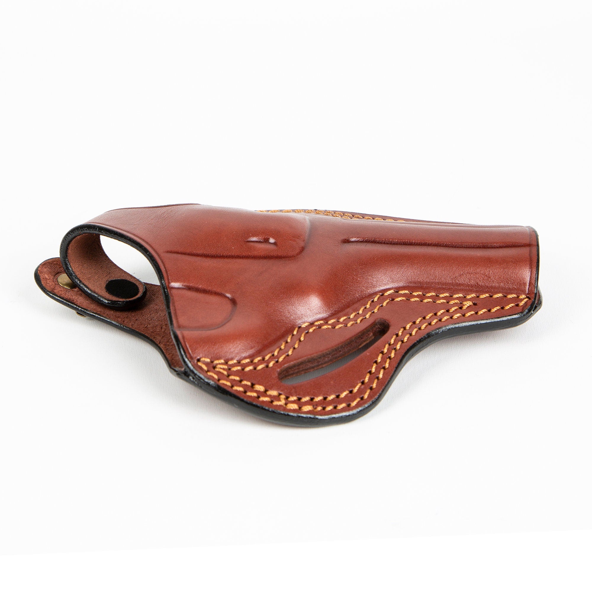 Handmade Leather OWB Holster: Colt King Cobra/Python 357 Magnum 4 inch Revolver