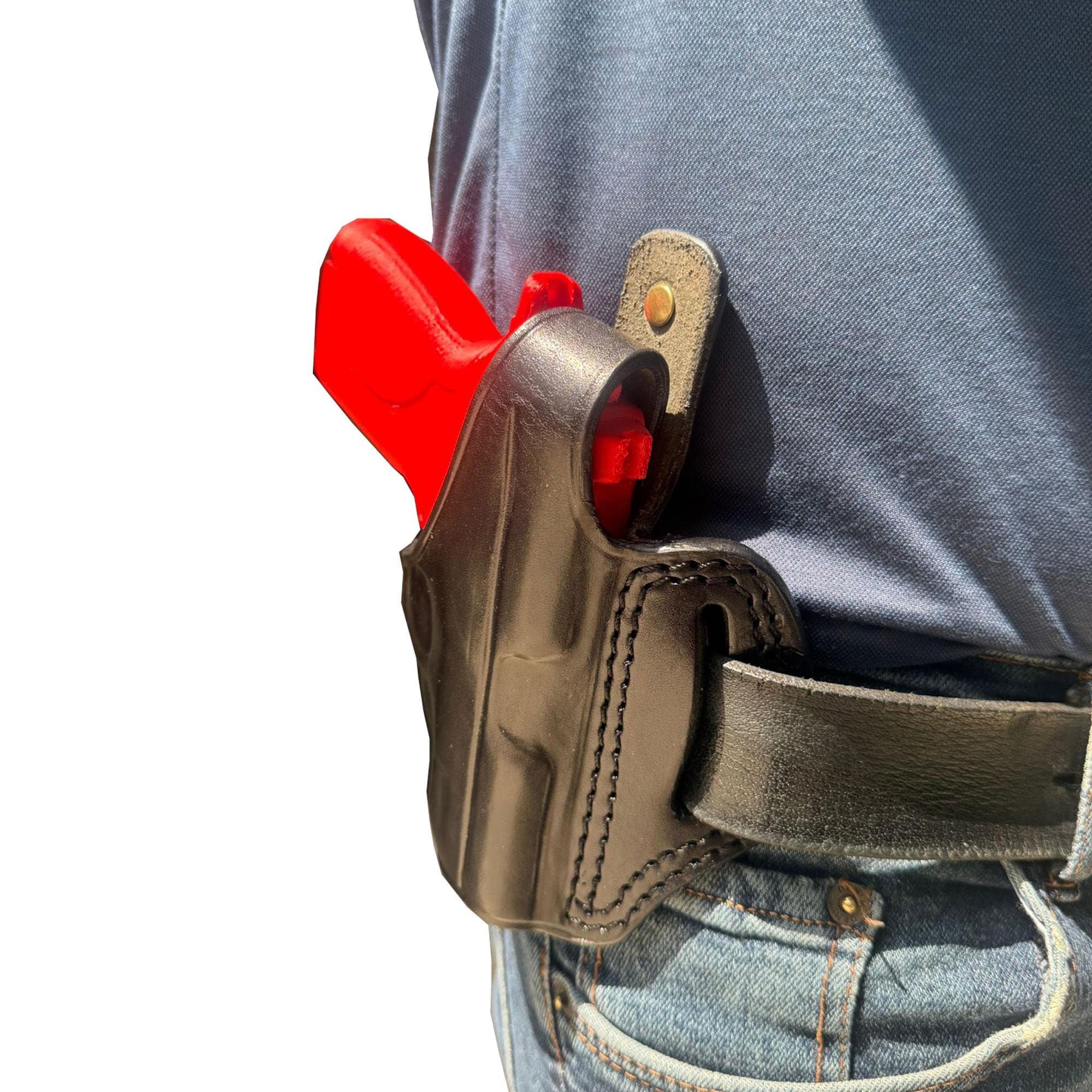 For Smith and Wesson CSX 3.1 inch Owb Handmade Leather Gun Belt Holsters