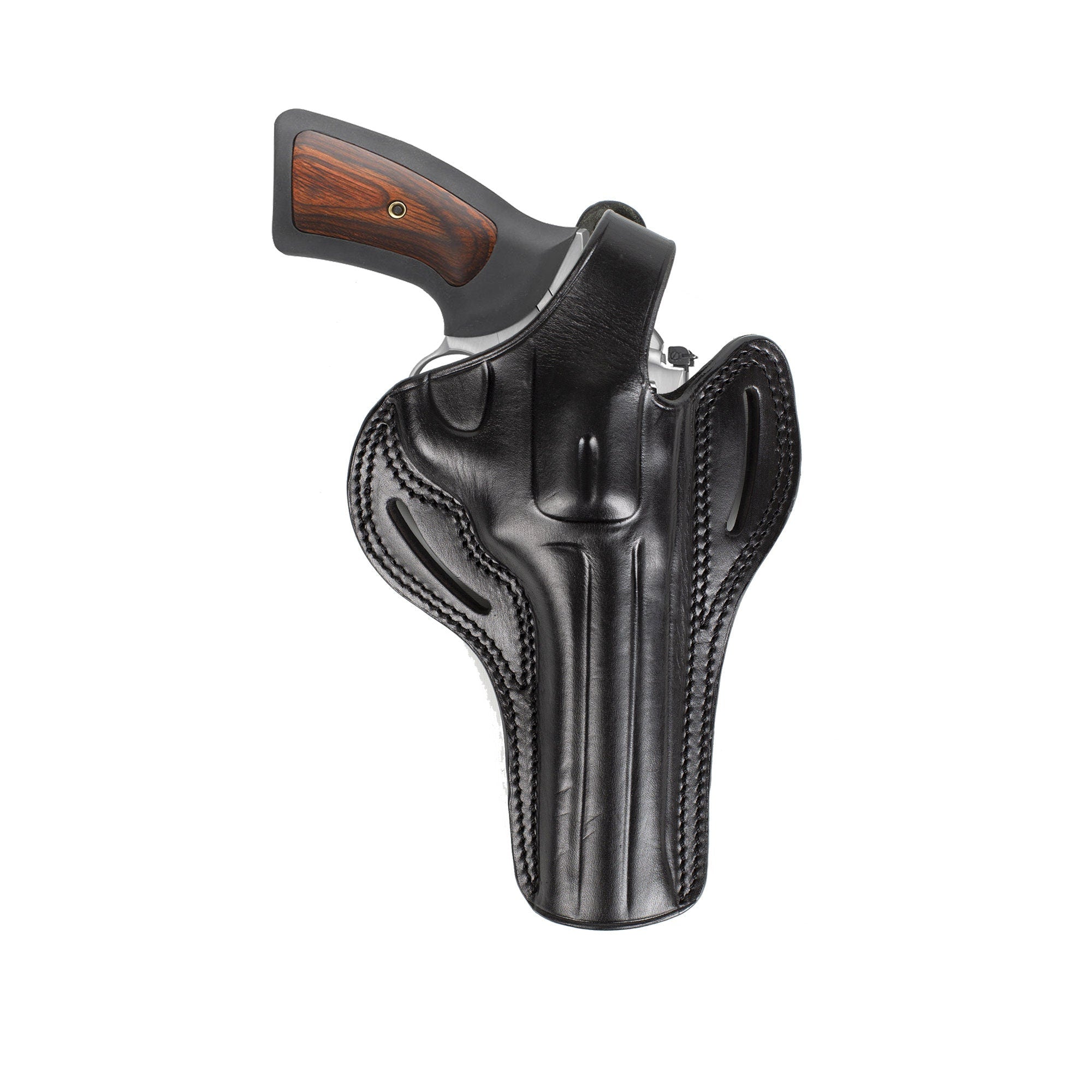 For Smith and Wesson L Frame 686 Revolver 6 inch 357 Magnum 6-7 Shot OWB Handmade Leather Gun Holster