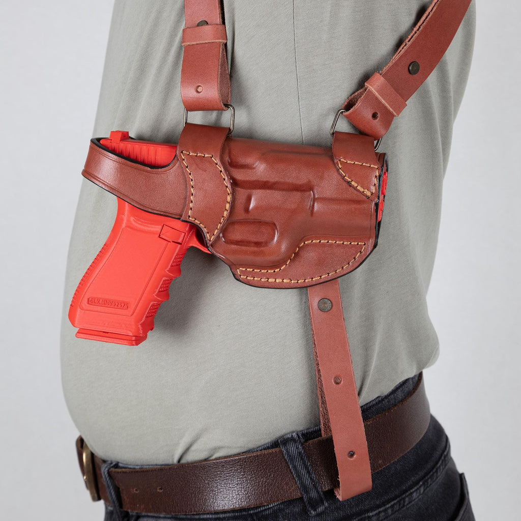For Glock 17, 19 Handmade Leather Shoulder Gun Holsters