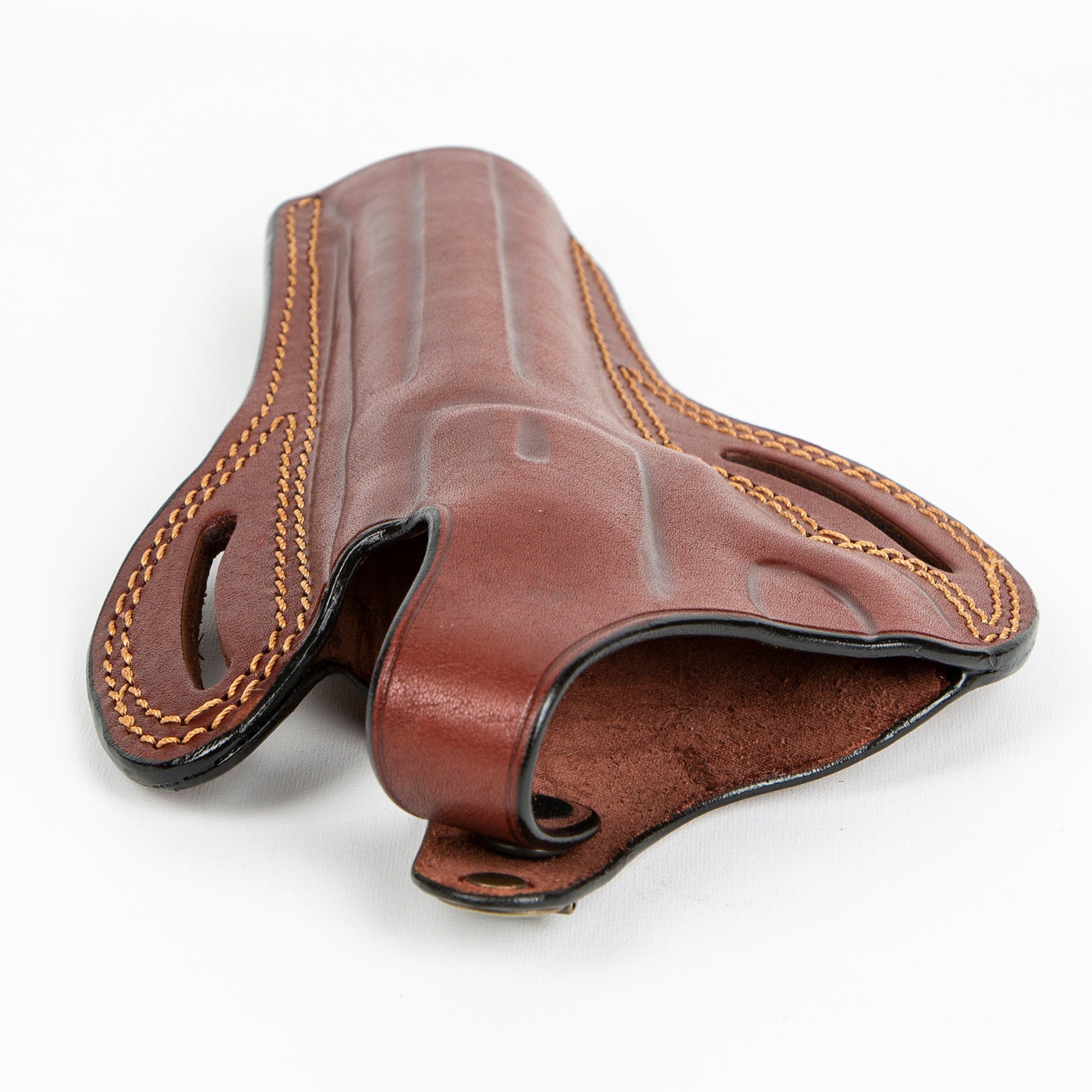 For Smith and Wesson L Frame 686 Revolver 6 inch 357 Magnum 6-7 Shot OWB Handmade Leather Gun Holster