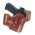 For Smith Wesson M&P 9 Shield Plus Reddot (Optical Sight) Combat Master Owb Handmade Leather Gun Holsters