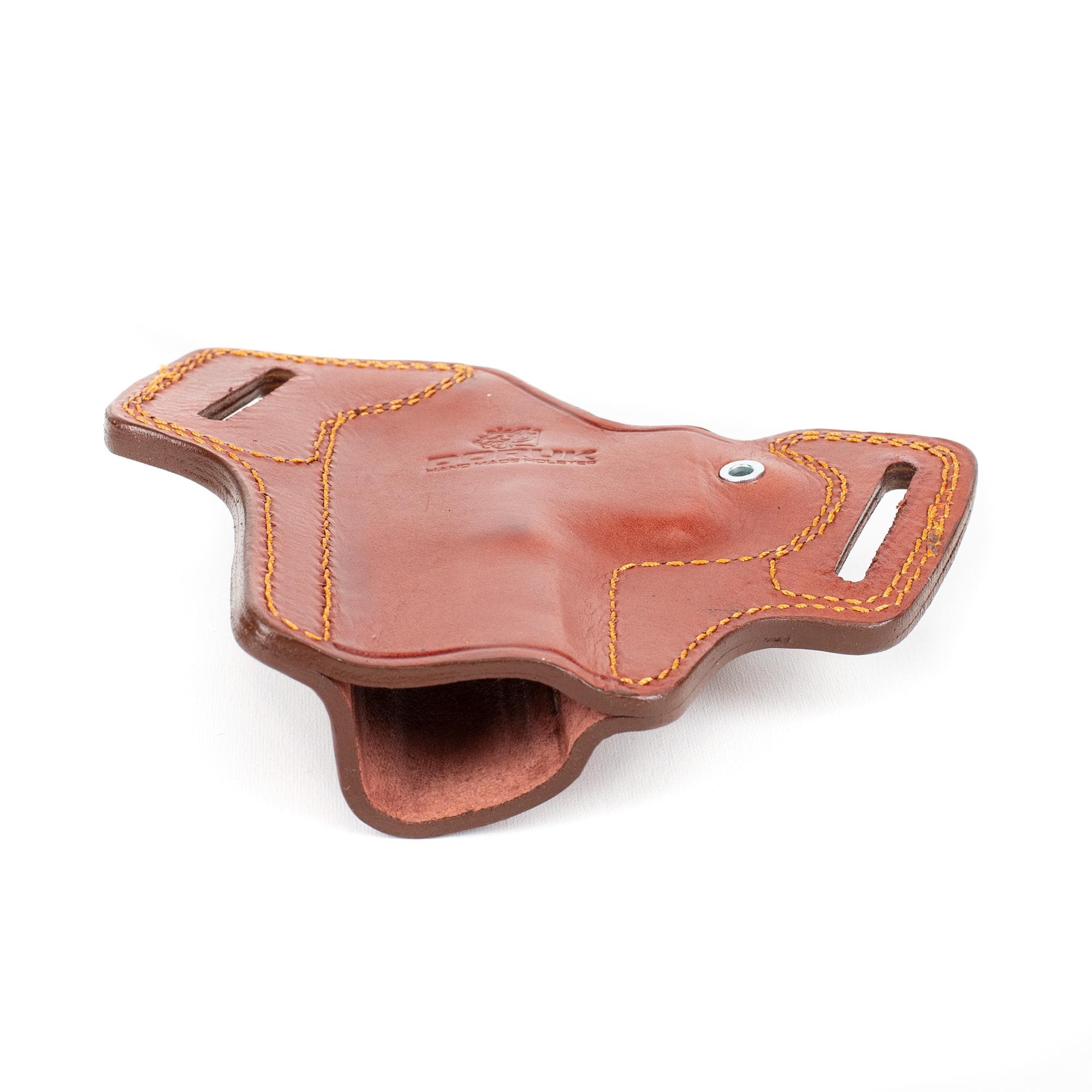 For Glock 48 9 mm G48 Reddot (Optical Sight) Combat Master Owb Handmade Full Grain Leather Gun Belt Holster