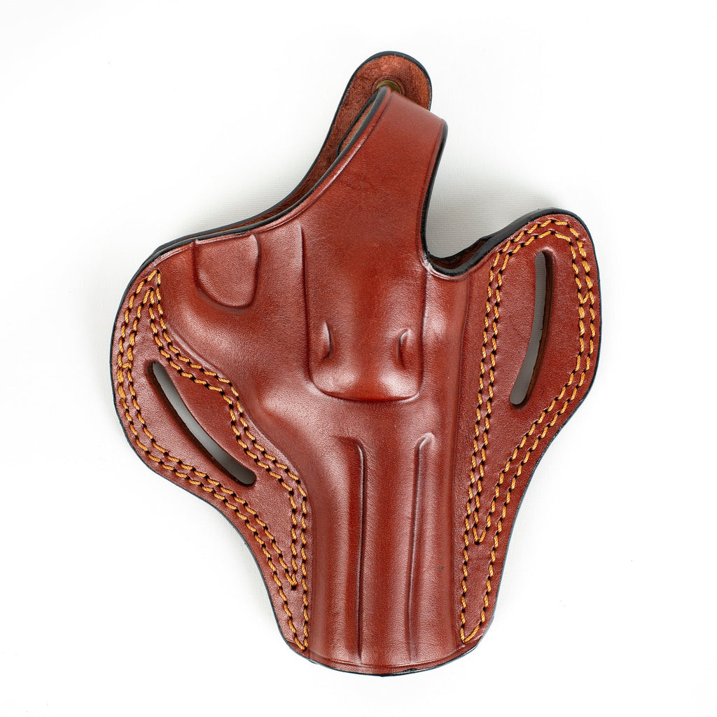 Handmade Leather OWB Holster: Colt King Cobra/Python 357 Magnum 4 inch Revolver