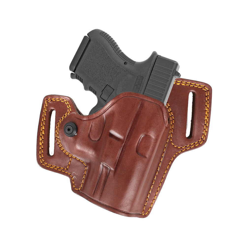 For Glock 26, 27 Combat Master Owb Handmade Leather Gun Holster