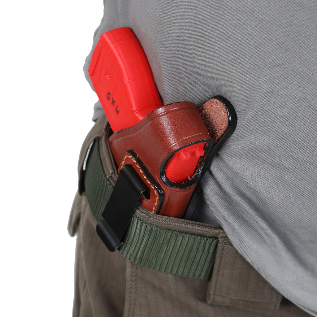 EDS Holster For Hellcat Micro Compact 9mm IWB Handmade Leather Gun Holsters