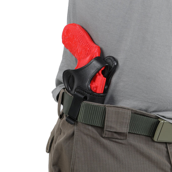 For Smith and Wesson Model 686 Revolver 357 Magnum 4 inch IWB Handmade Leather Gun Holster