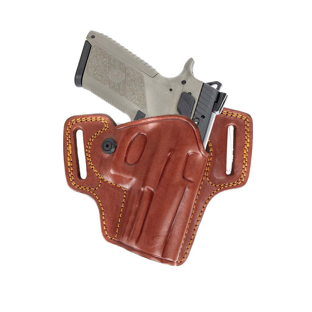 For CZ P-07 Combat Master Owb Handmade Leather Gun Holster