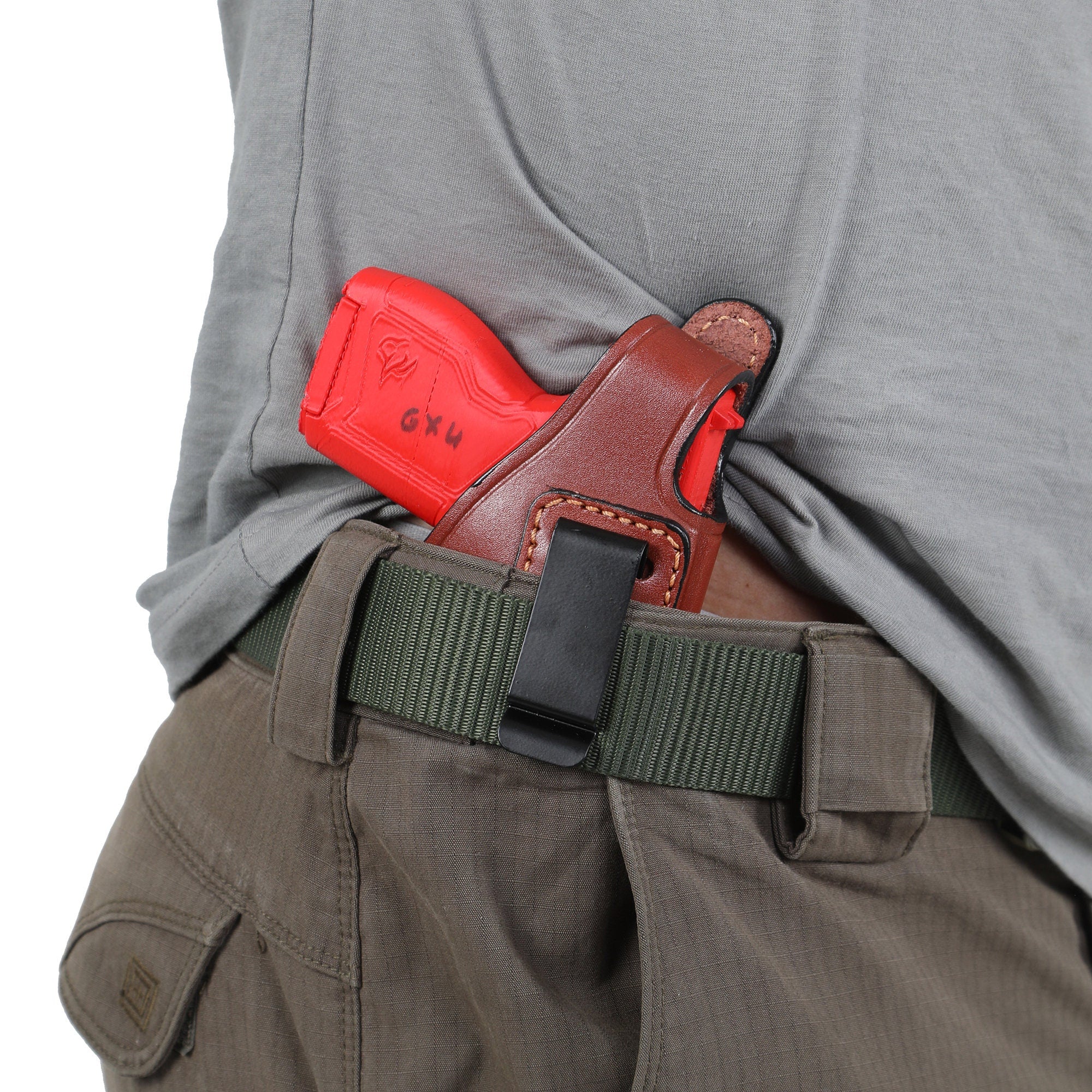 EDS Holster For Hellcat Micro Compact 9mm IWB Handmade Leather Gun Holsters