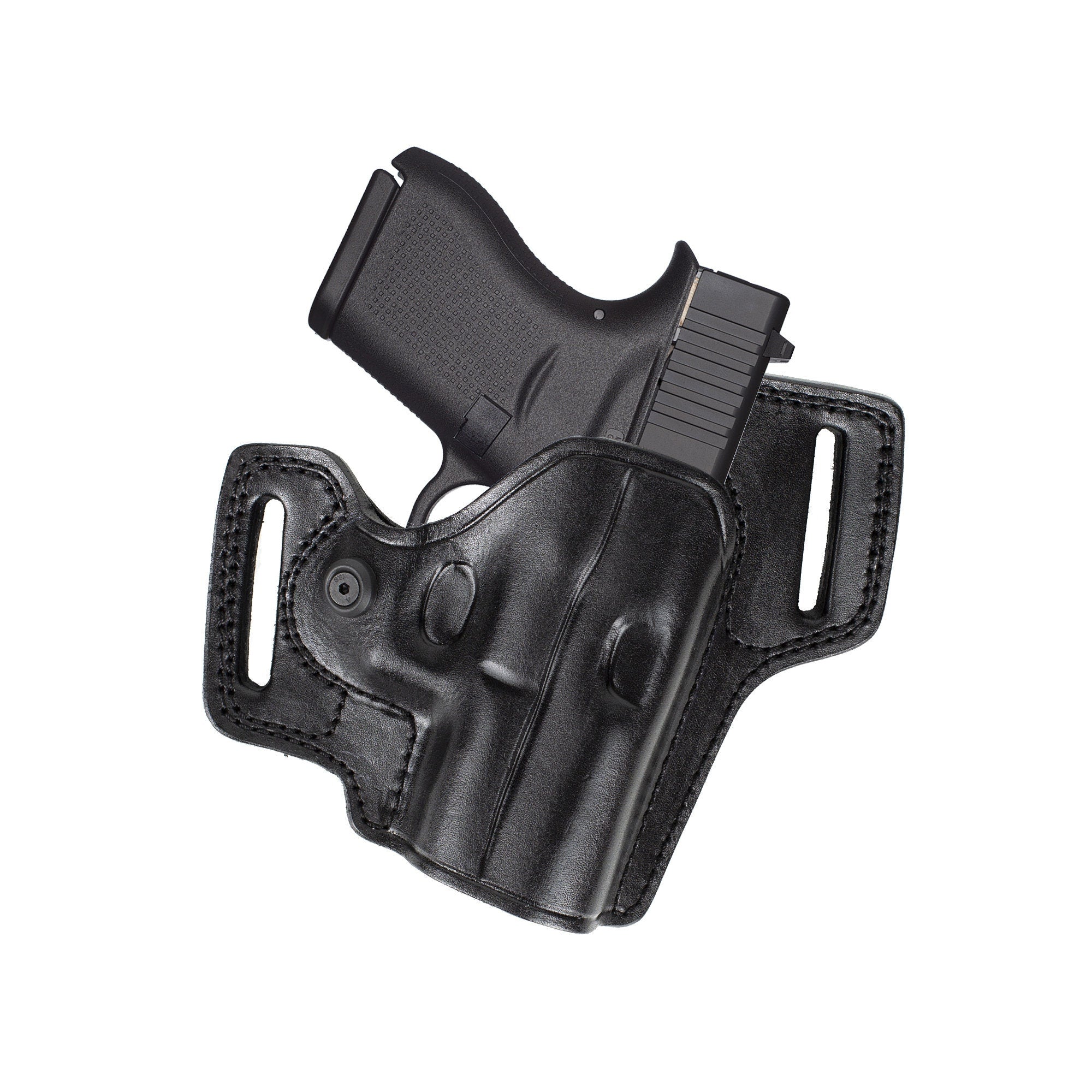 For Glock 42 43 9mm Combat Master Owb Handmade Leather Gun Holster