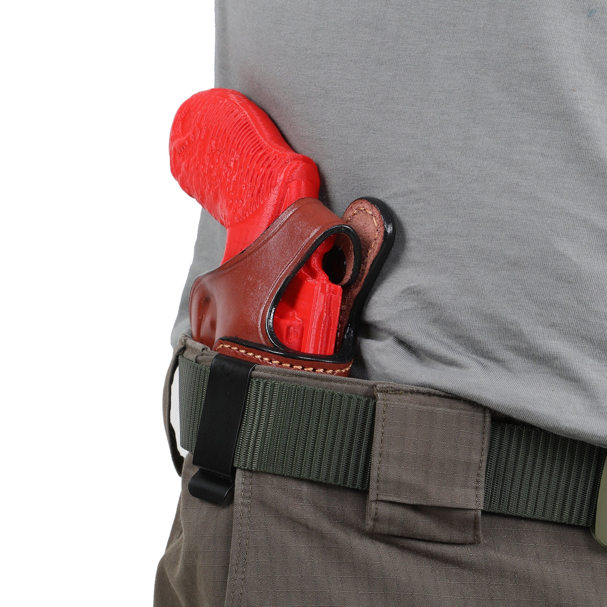 For Smith and Wesson 357 Magnum 38 Special 4 inch IWB Handmade Leather Gun Holster