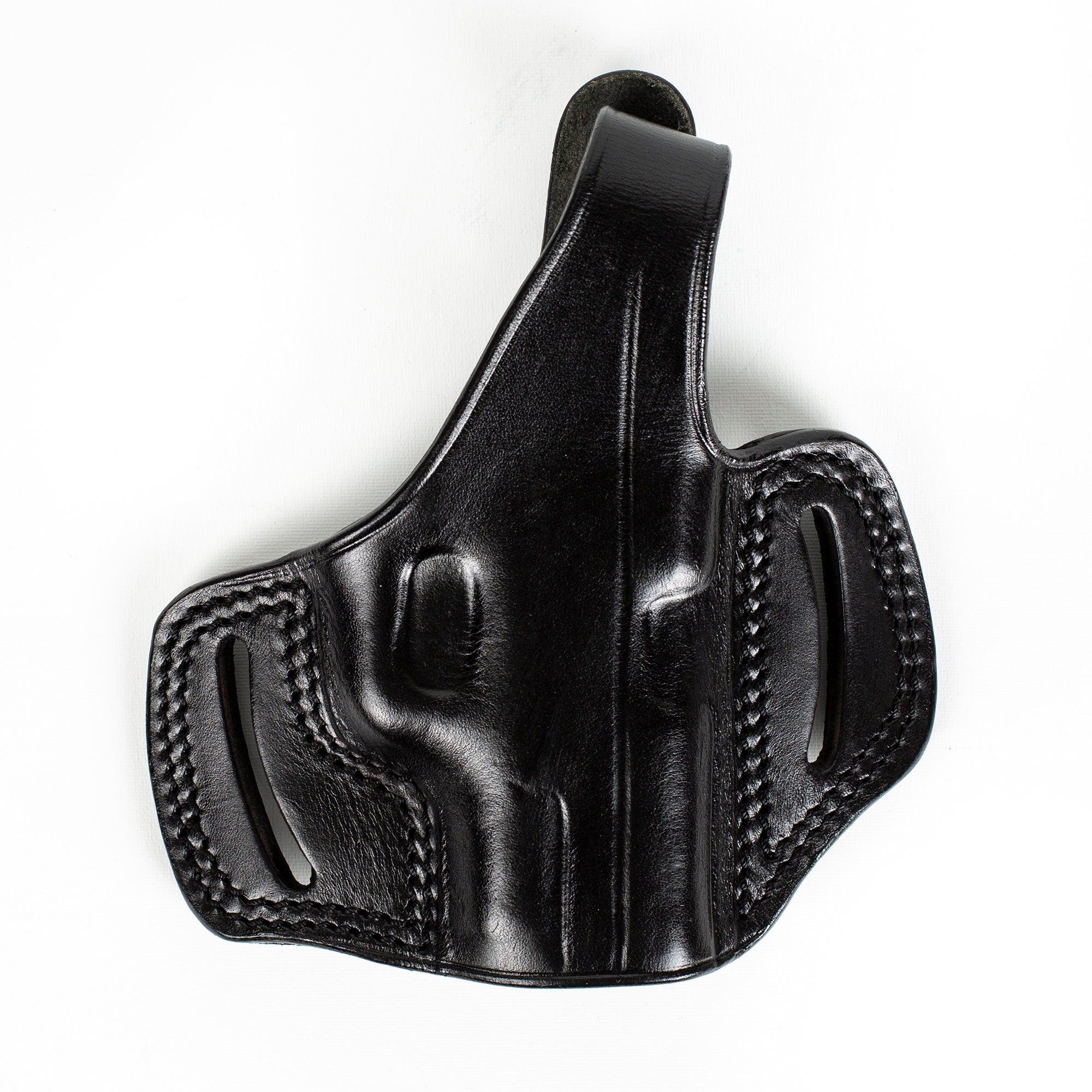 Springfield XD-S 9MM 40SW 45 ACP 3.3 inch OWB Handmade Leather Gun Holster
