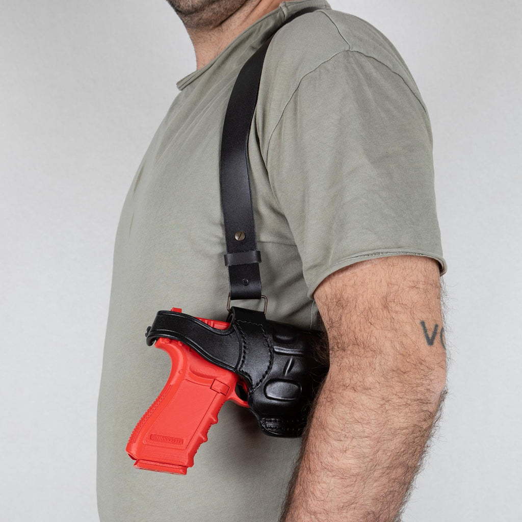 For Glock 17, 19 Handmade Leather Shoulder Gun Holsters